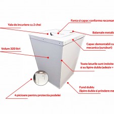 Urna de vot fixa. Cel mai vandut model